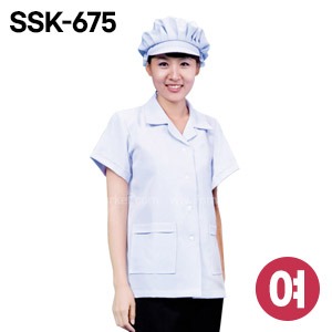 SSK-675 위생반팔가운(여성)　