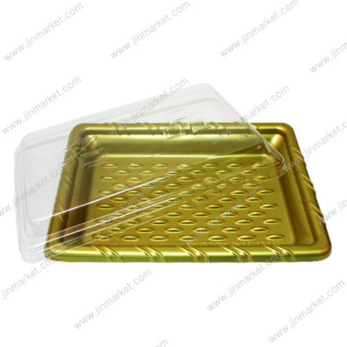 등바구니형 트레이 PP(황금) 낱개판매　